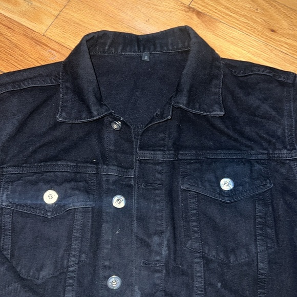 Vintage black Jean jacket - Picture 2 of 3